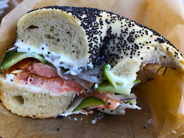 Maury's Bagels Maury's Bagels in Silver Lake Los Angeles