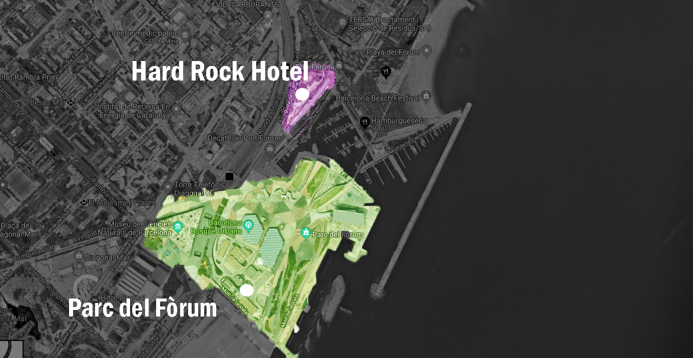 Ubicació del nou 'Hard Rock Hotel'