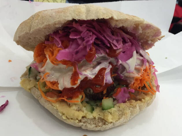 Clover chickpea fritter