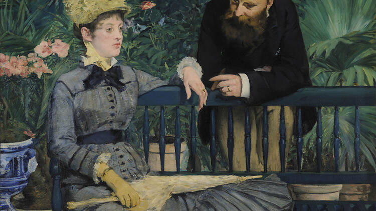 Édouard Manet. In the Conservatory, about 1877–79. 