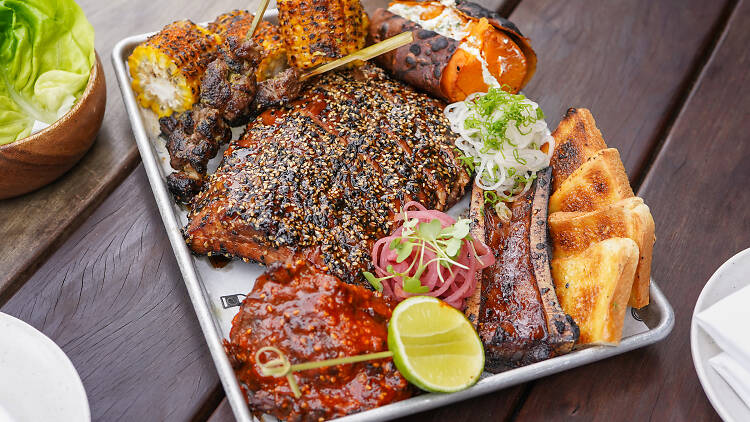 Memorial Day BBQ party at Inko Nito in the Arts District Los Angeles