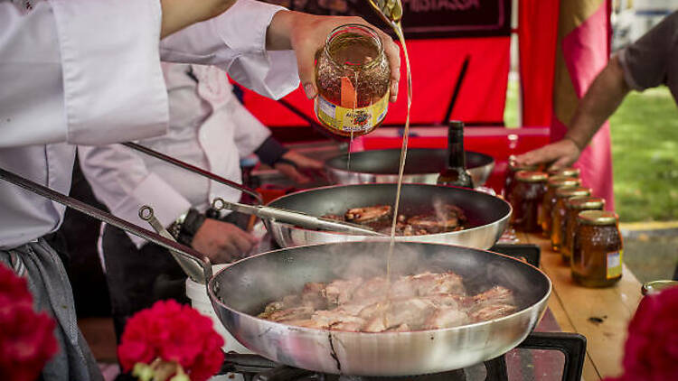 Las costillas con miel y mostaza de Dani Rueda