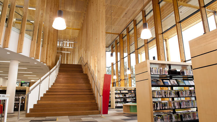 Interior of Melton Library
