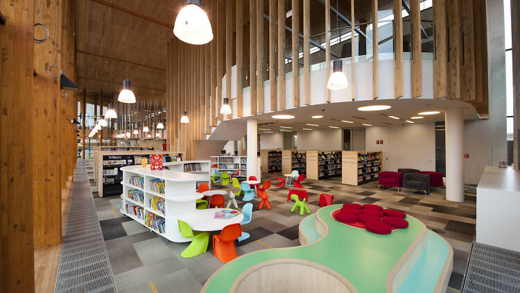 Interior of Melton Library
