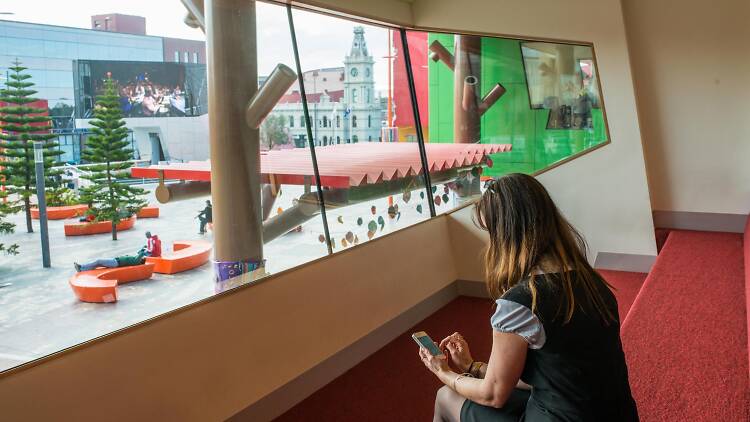 Interior of Dandenong Library