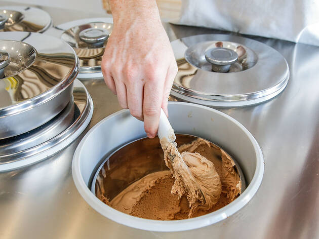 Ice cream in container at Mapo Newtown Ice cream in container at Mapo Newtown