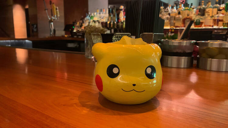 Pikachu glass at Komodo