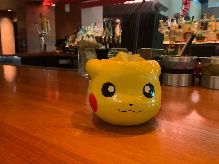 Pikachu glass at Komodo