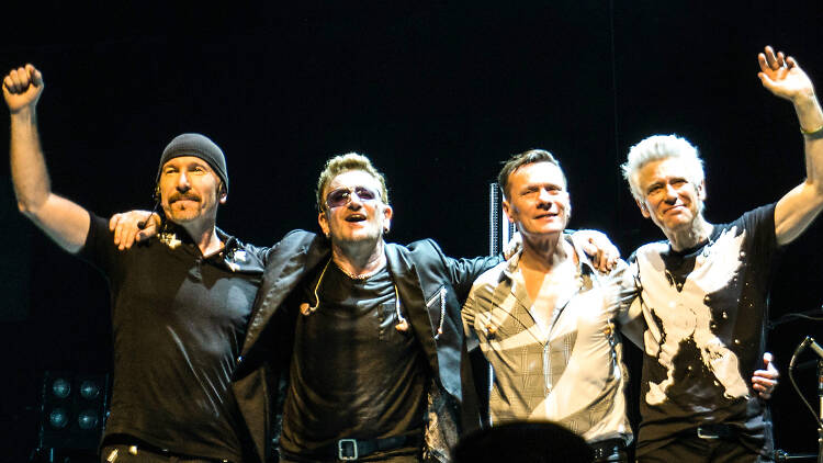 U2 press shot