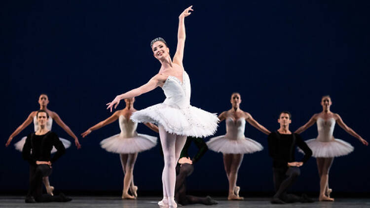 Lauren Cuthbertson and the Royal Ballet perform 'Symphony in C'