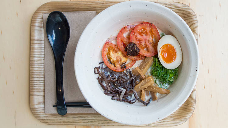 Vegan Soy Shio ramen at RaRa Redfern