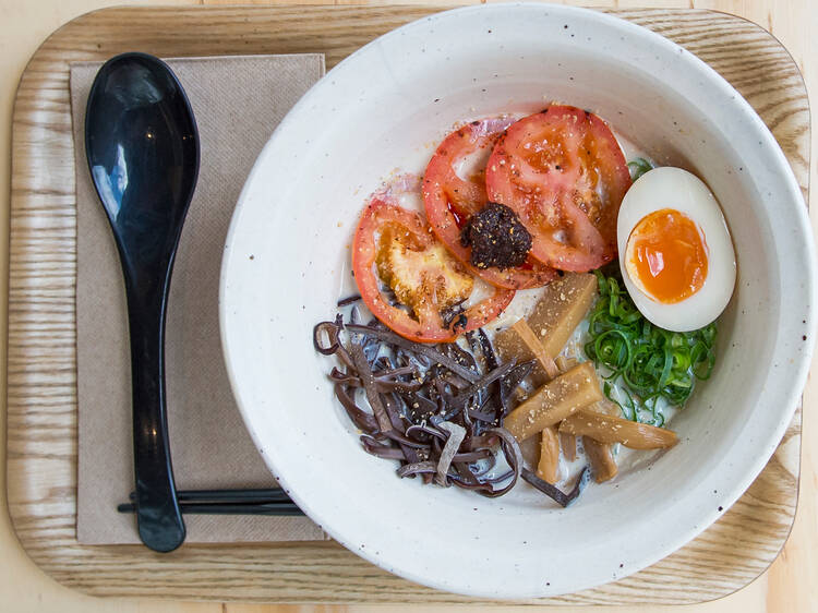 Vegan Soy Shio ramen at RaRa Redfern