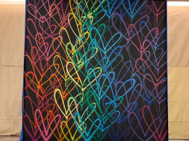 A colorful new Love Wall is on view for Pride at Columbus Circle A colorful new Love Wall is on view for Pride at Columbus Circle