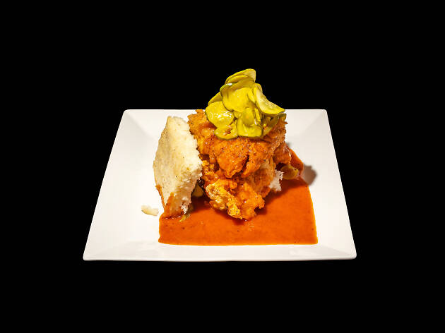 Time Out Market Dish of the Day: Jacobs Pickles’ fried chicken sandwich Time Out Market Dish of the Day: Jacobs Pickles’ fried chicken sandwich