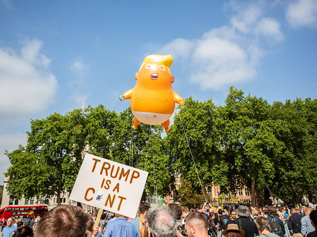 Trump Baby blimp Trump Baby blimp