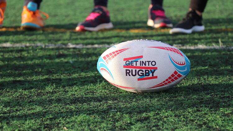 Rugby ball - stock photo