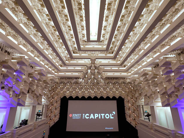 Capitol Theatre RMIT 2019 upgrade Interior of Capitol Theatre in 2019