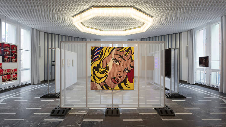 Artwork on display at the Schinkel Pavillon gallery in Berlin 