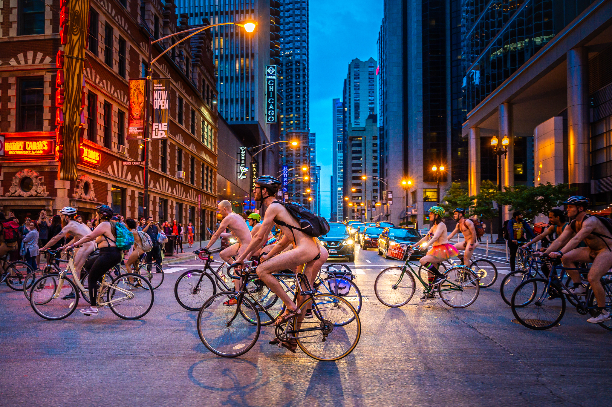 Take a look at photos from World Naked Bike Ride Chicago 2019.