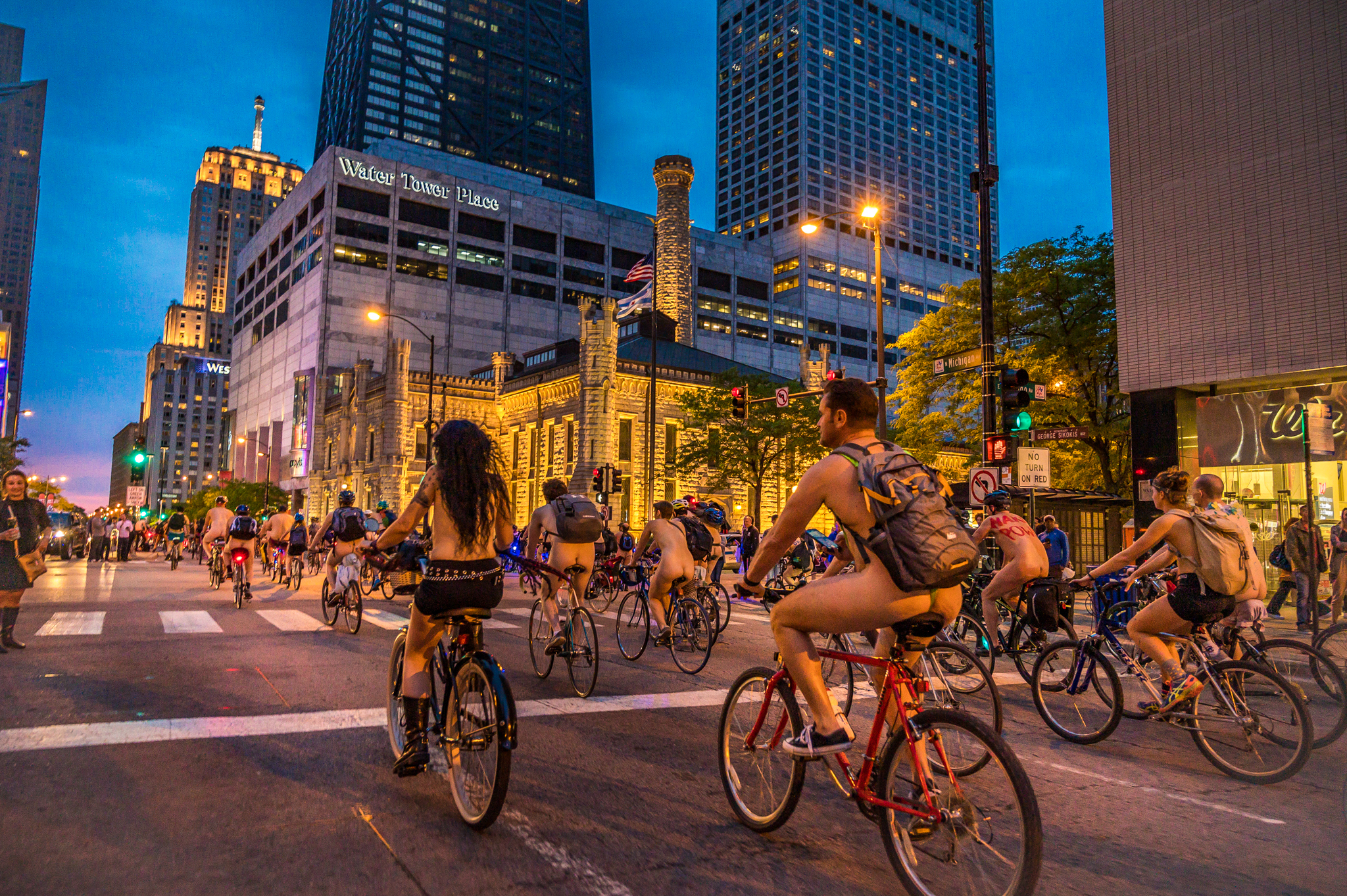 Take A Look At Photos From World Naked Bike Ride Chicago