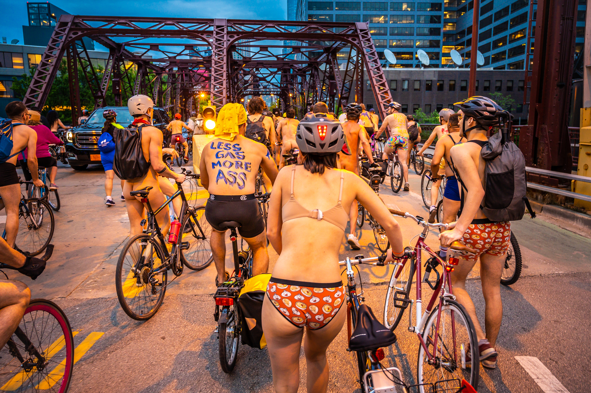 The World Naked Bike Ride returns to