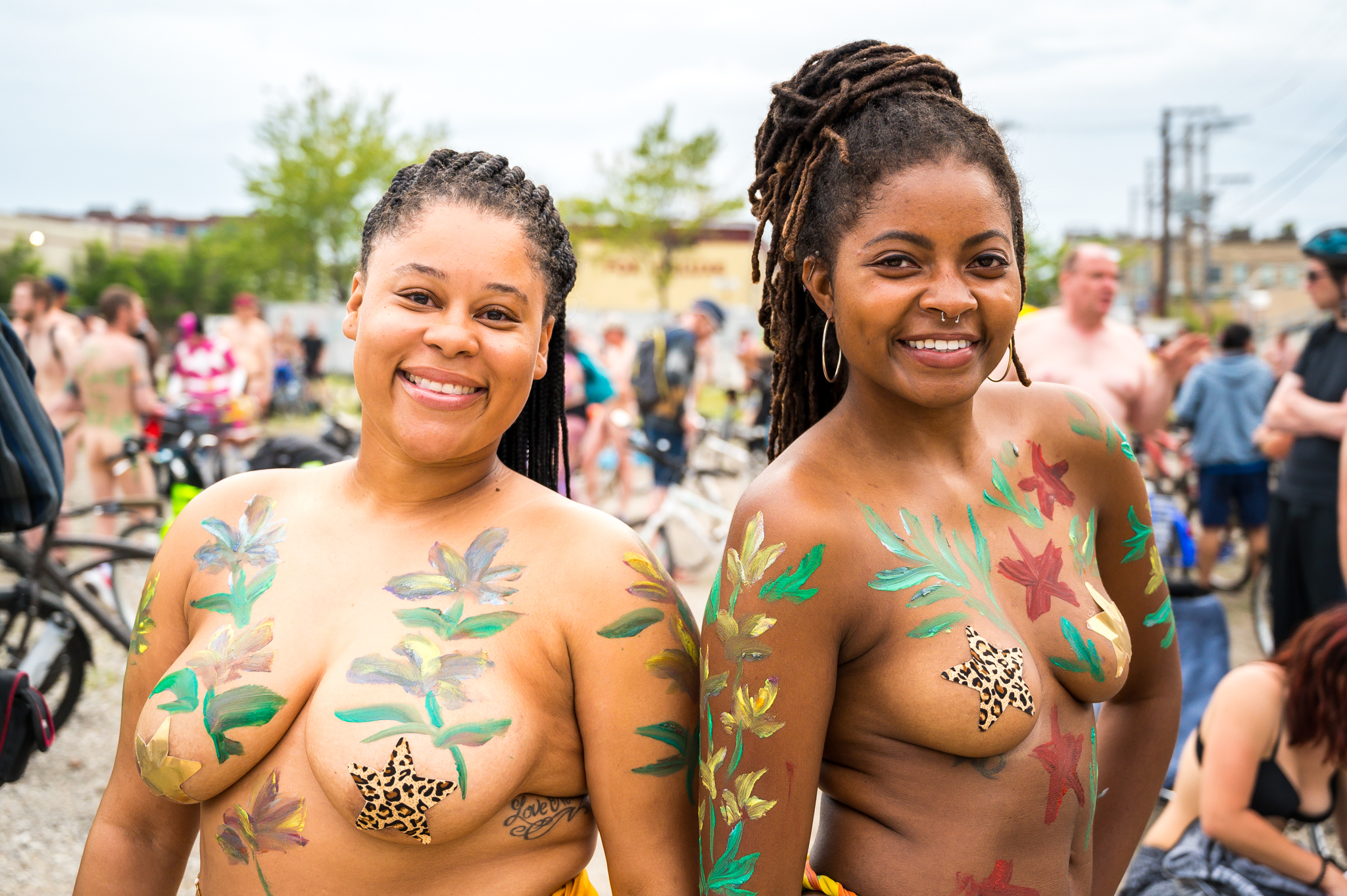 Take A Look At Photos From World Naked Bike Ride Chicago