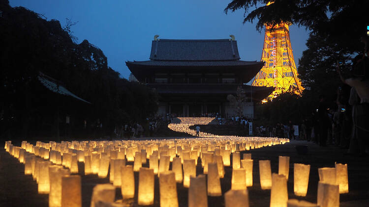 増上寺 七夕まつり