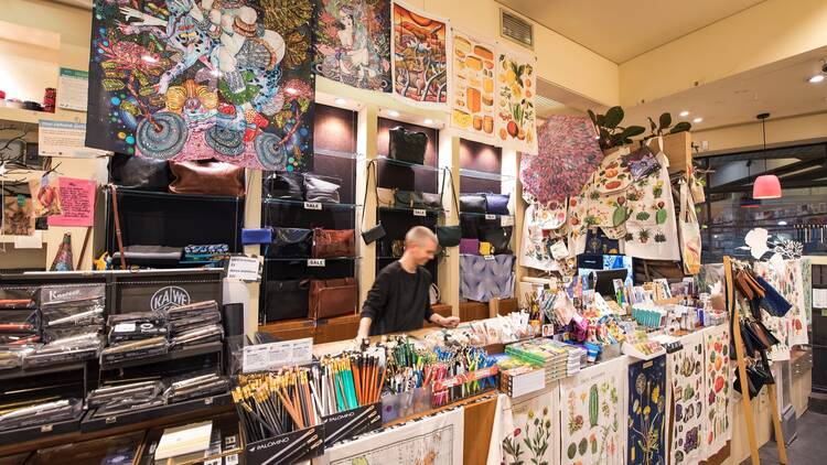 Person inside store at Pentimento