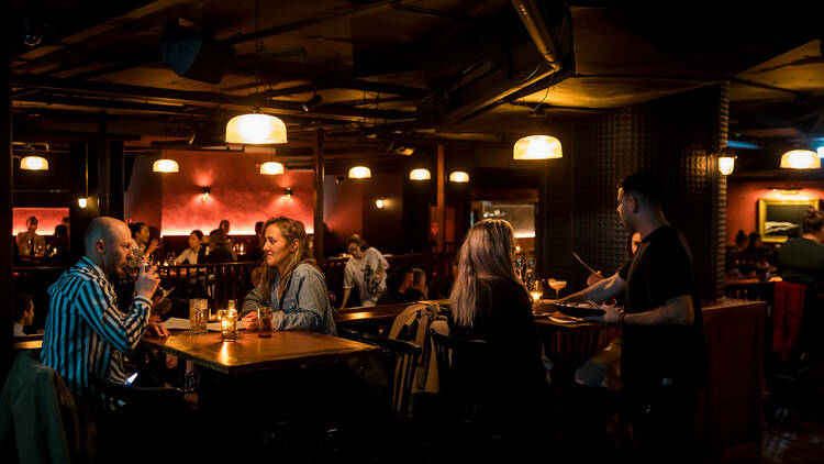 people having drinks at at Mary's Underground