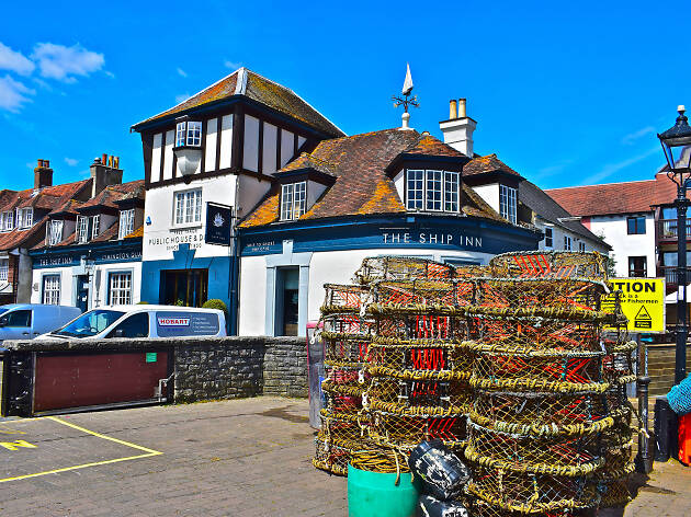 Lymington town seafront Lymington town seafront