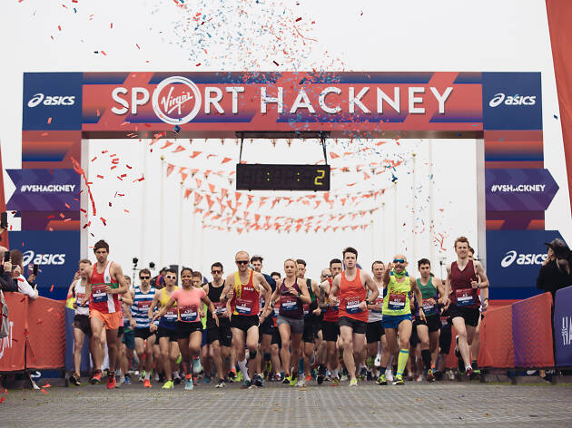 Hackney Half marathon, London Runners at the Hackney Half marathon