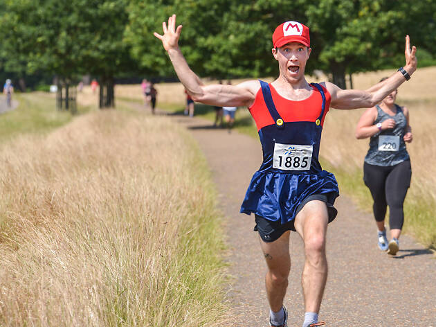 Mario at the Richmond Park Half Marathon Mario at the Richmond Park Half Marathon