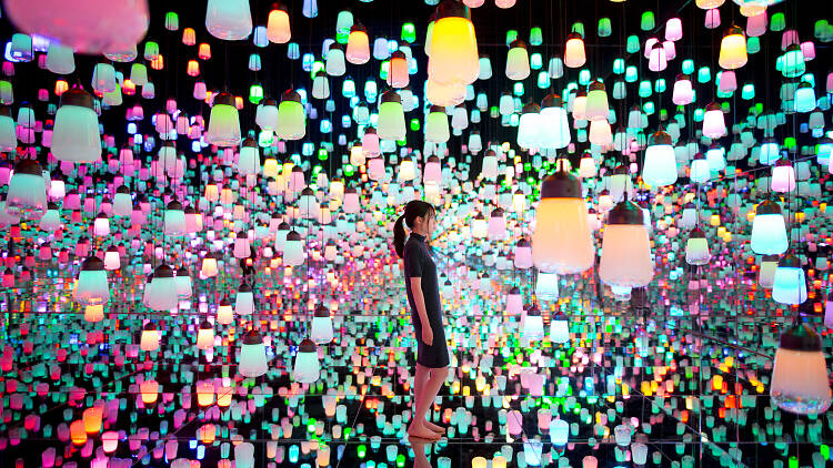 TeamLab Forest of Resonating Lamps