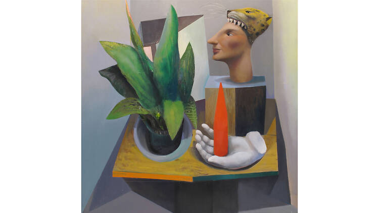 Miguel Cardenas, Still life with Obelisk, 2015