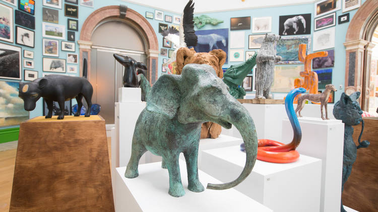 You’ll see a menagerie in the central hall