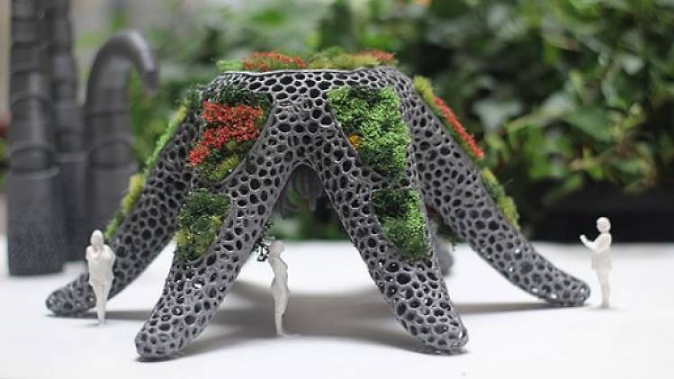 Jardín Cyborg Dialogos interespecie para un jardin bionico Foto: UH513 (Maria Castellanos + Alberto Valverde)