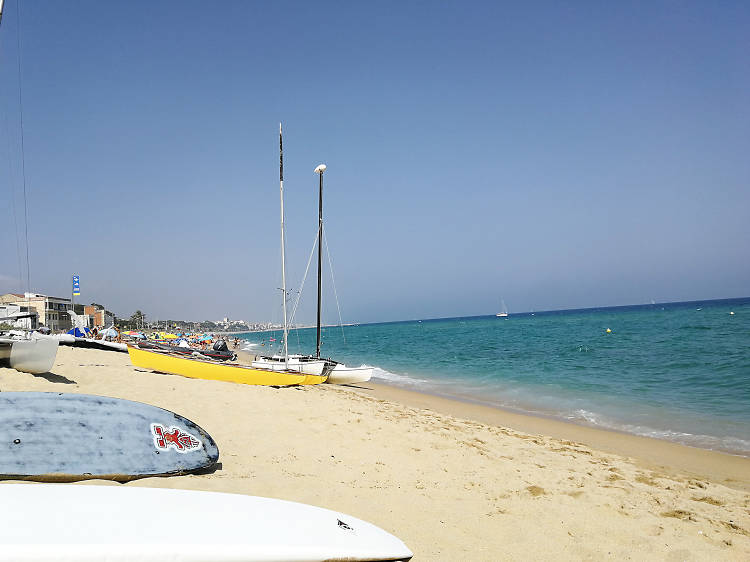 Platja de les Barques, Montgat