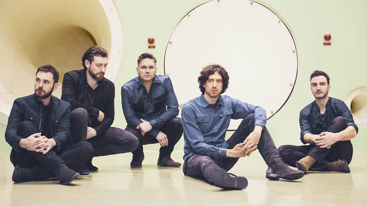 Press shot of the Snow Patrol band members