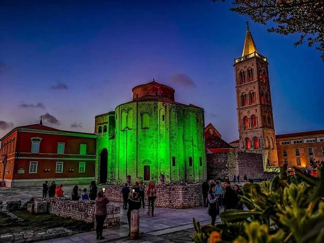 Zadar at night Zadar at night