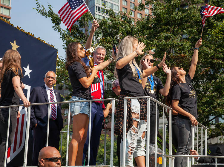 See photos from NYC’s ticker-tape parade celebrating the USWNT’s World Cup victory