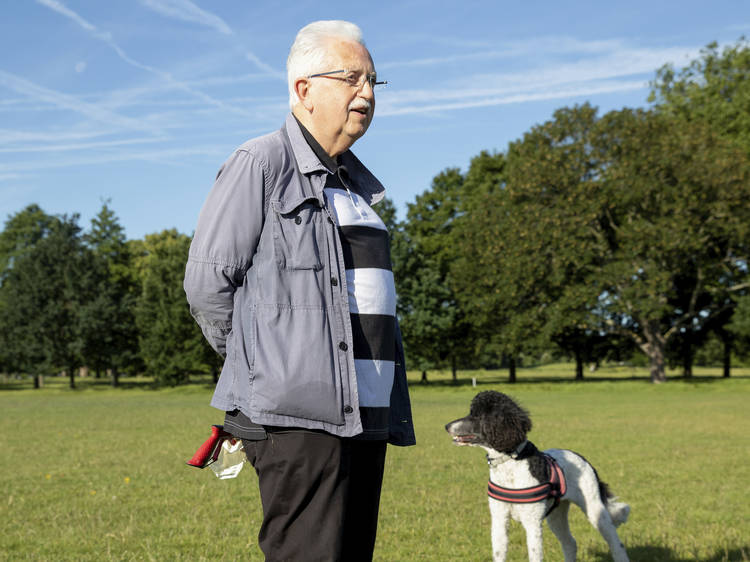 8.20am: The dog walker