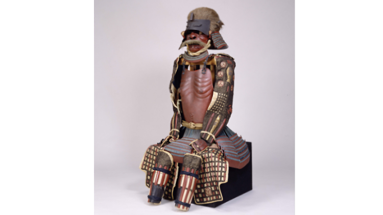 仁王胴具足 Gusoku Type Armor, Nio guardian figure design, Azuchi-Momoyama period, 16th century