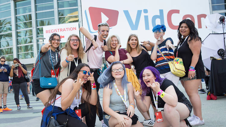 VidCon crowd