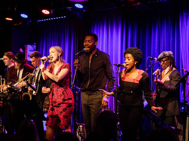 Fasching Musicians on stage at Fasching jazz café