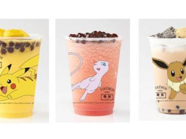 Pokemon Meets The Sweet Dynasty Hong Kong Tapioca Drink Bar Pop Up Store Restaurants In Tokyo