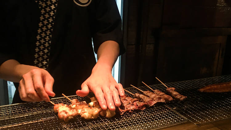 うな串 焼き鳥 う福 八丁堀