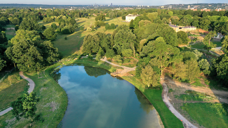 Beckenham Place Park Swimming Lake