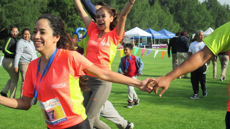 Carrera Xochitla Run Dúo (Foto: Cortesía Xochitla Parque Ecológico)