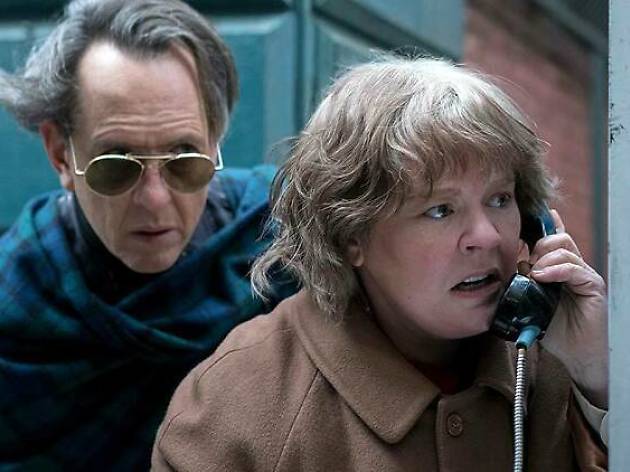Can You Ever Forgive Me A still from the film ‘Can You Ever Forgive Me’ featuring Melissa McCarthy and Richard E. Grant