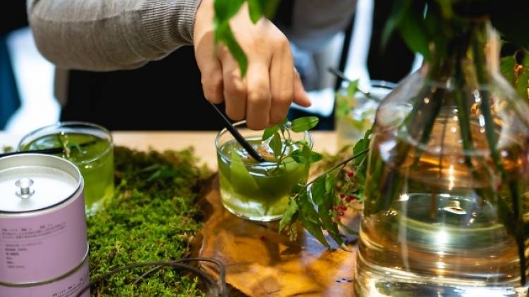 飲む植物園@東京茶寮